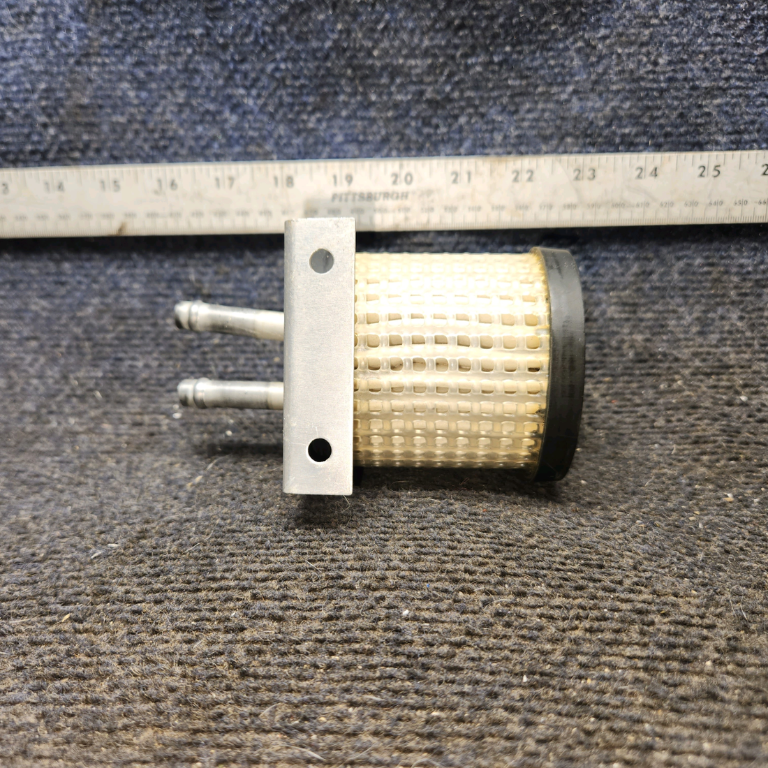 Used aircraft parts for sale, 1201075-4 cessna 172N Vacuum Air Filter Bracket