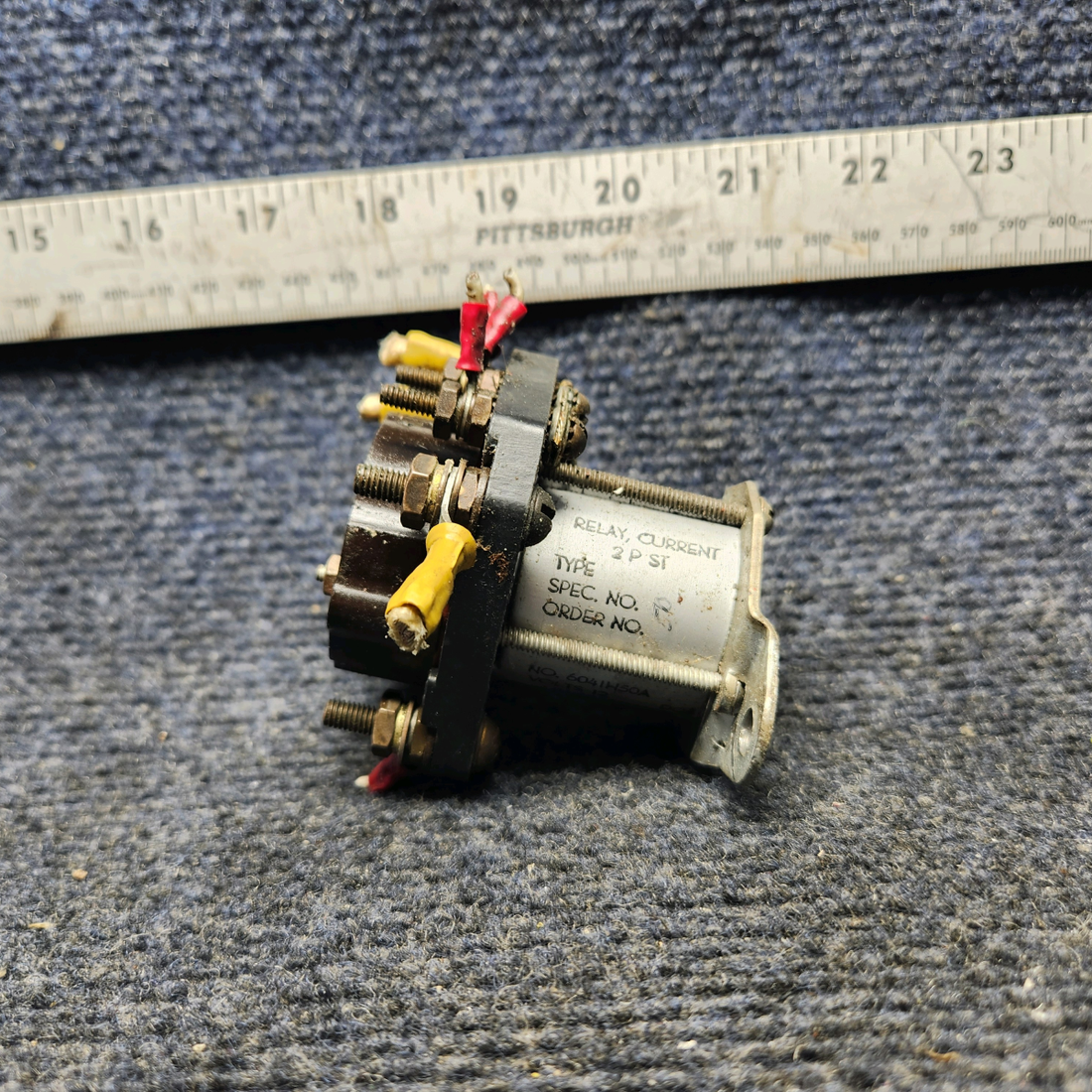 Used aircraft parts for sale, 6041H50A Beechcraft A24R Relay Solenoid 12 Volts