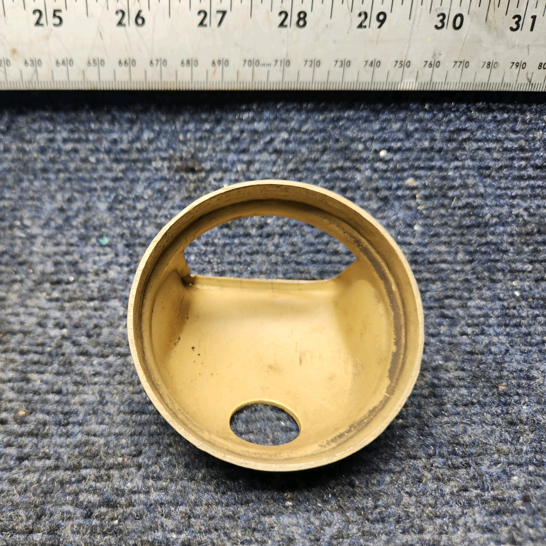 Used aircraft parts for sale, 65735-03 Piper PA28-140 Air Vent Cup (Brown)
