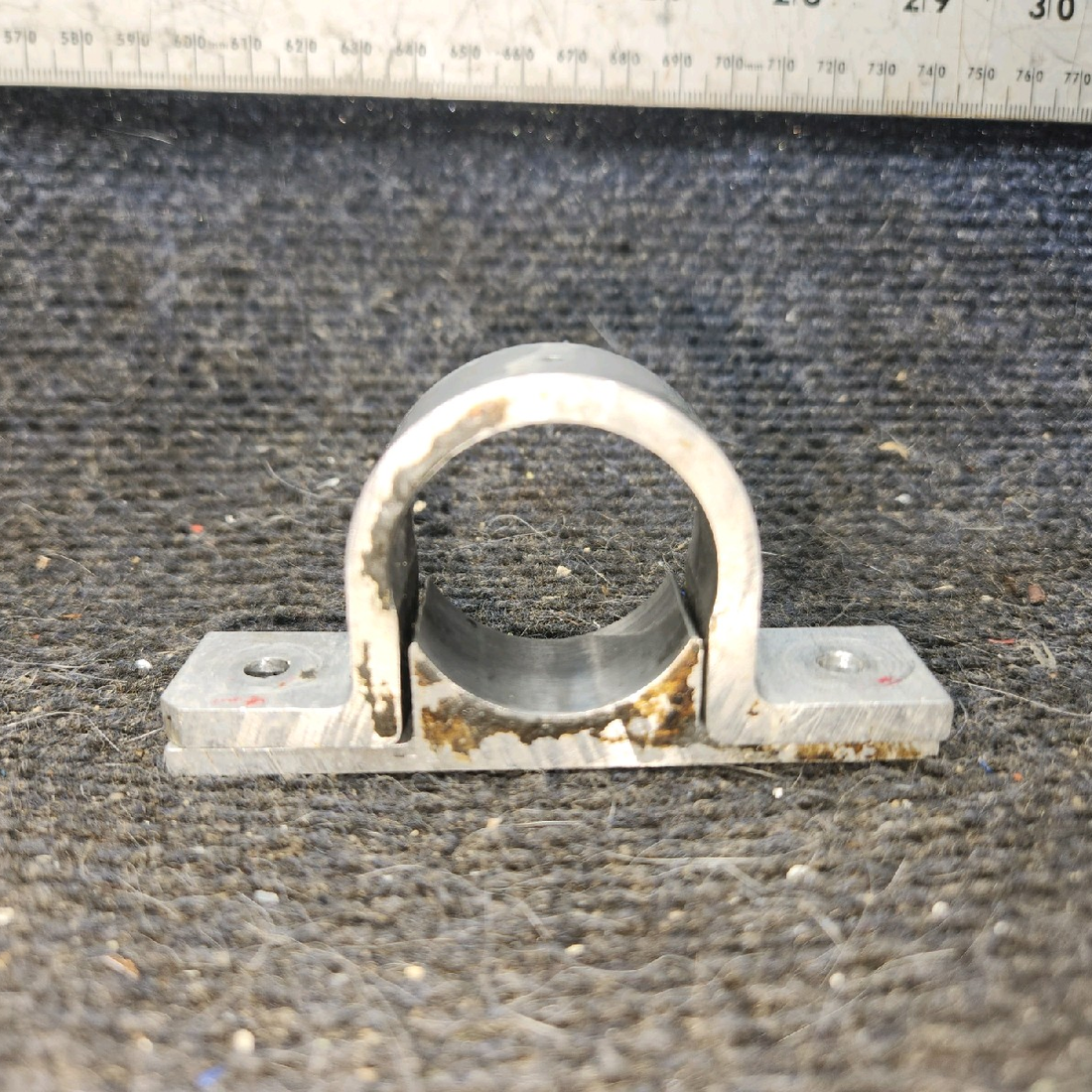 Used aircraft parts for sale, 35402-000 piper PA-28-181 Torque Shaft Support Clamp