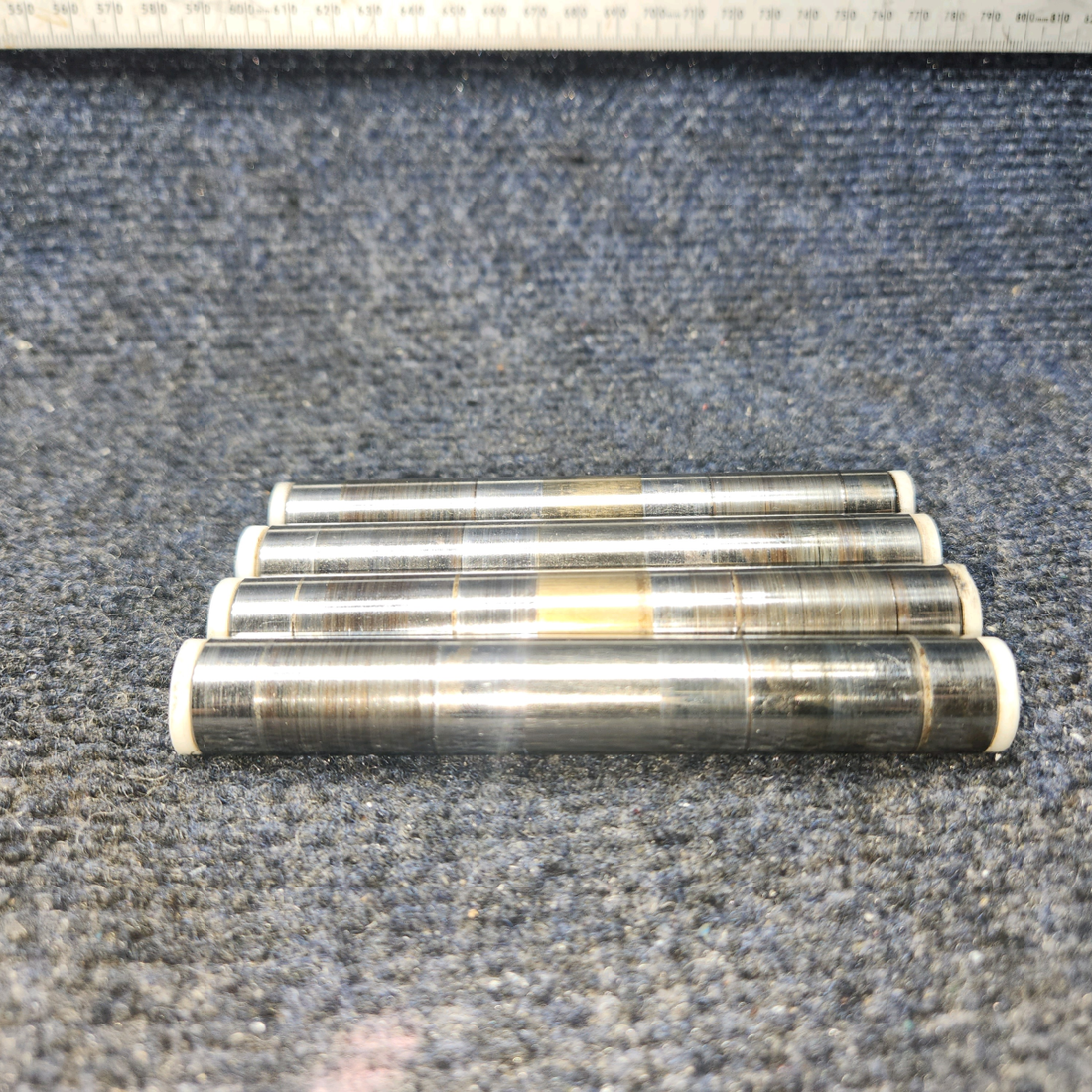 Used aircraft parts for sale, LW-13790 Lycoming O-320 Piper PA28-140 Rocker Valve Shaft with Button – Set of 4