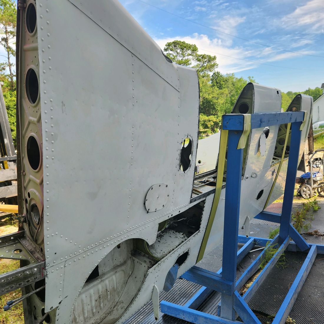 Used aircraft parts for sale, 38121-008 Piper PA32RT-300 WING STRUCTURE ASSY LH "SEE PHOTOS FOR DETAILS"