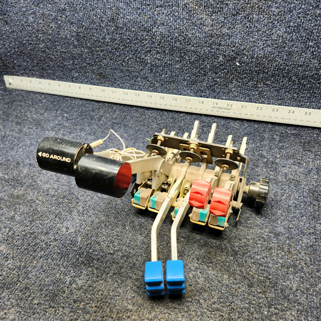 Used aircraft parts for sale, 50331-003 Piper  [part_model] Texas Several CONTROL PEDESTAL QUADRANT W/SWITCH