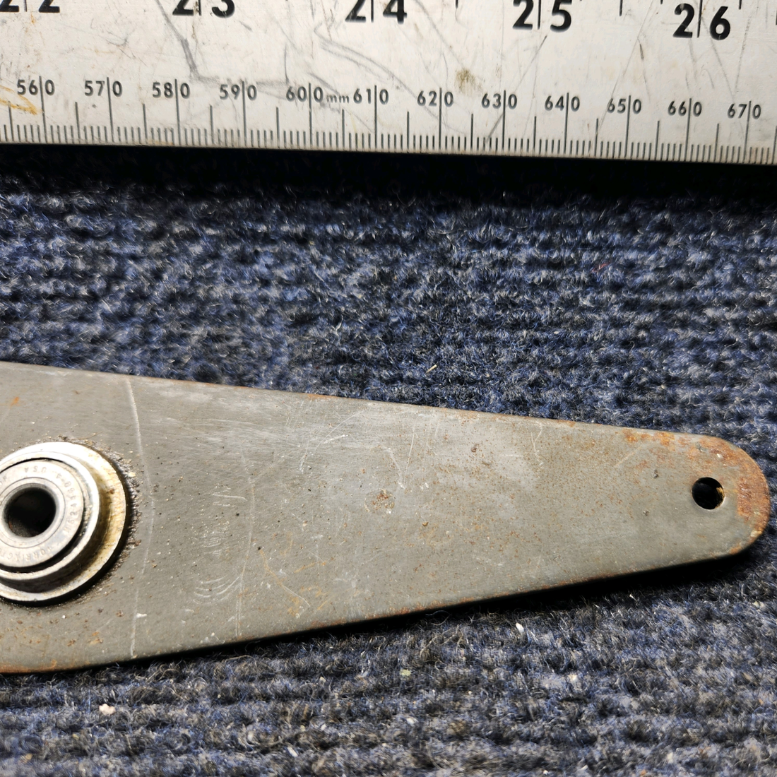 Used aircraft parts for sale, 0760675-1 Cessna 182P Bellcrank Assy Elevator Aft