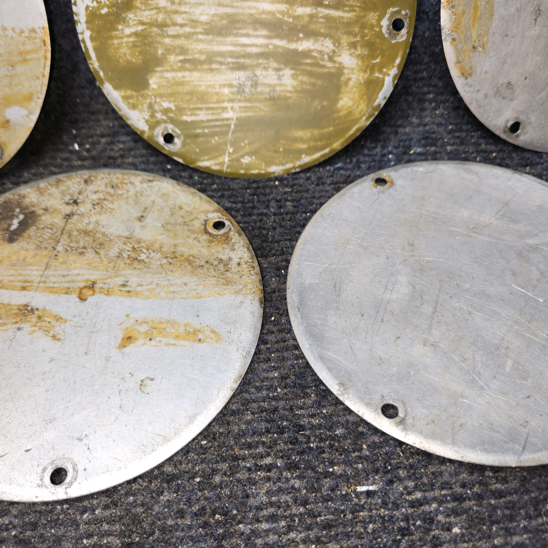 Used aircraft parts for sale, S225-1 Cessna 172E Inspection Cover Plate - Set of 5