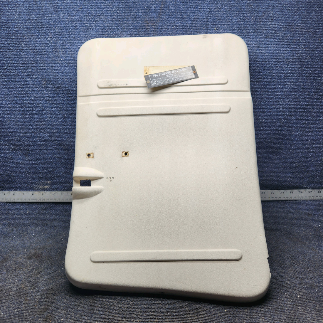 Used aircraft parts for sale, 0700114-35 Cessna 172F Baggage Door Panel