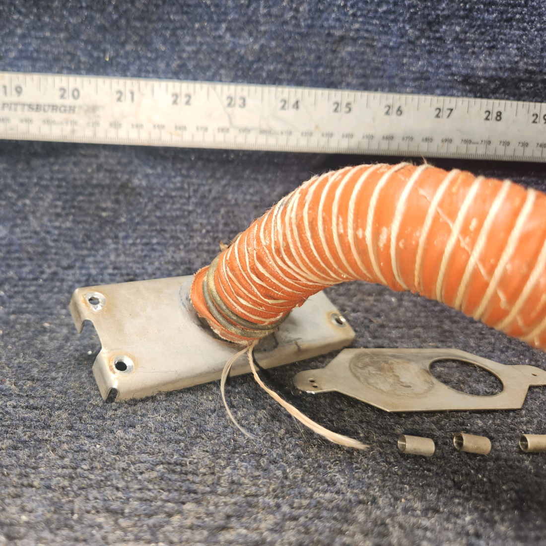 Used aircraft parts for sale, 69273-000 Piper PA28-140 Defroster Valve Housing