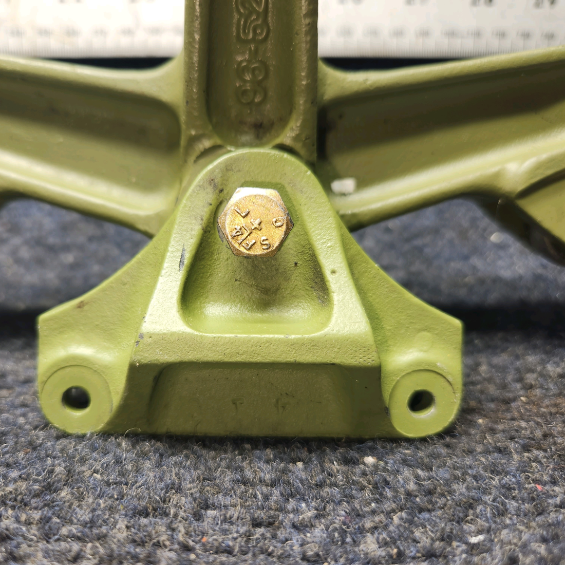 Used aircraft parts for sale, 96-524010-1 BEECHCRAFT 95-55B Bellcrank Rudder Pedal Assembly with Link and Base