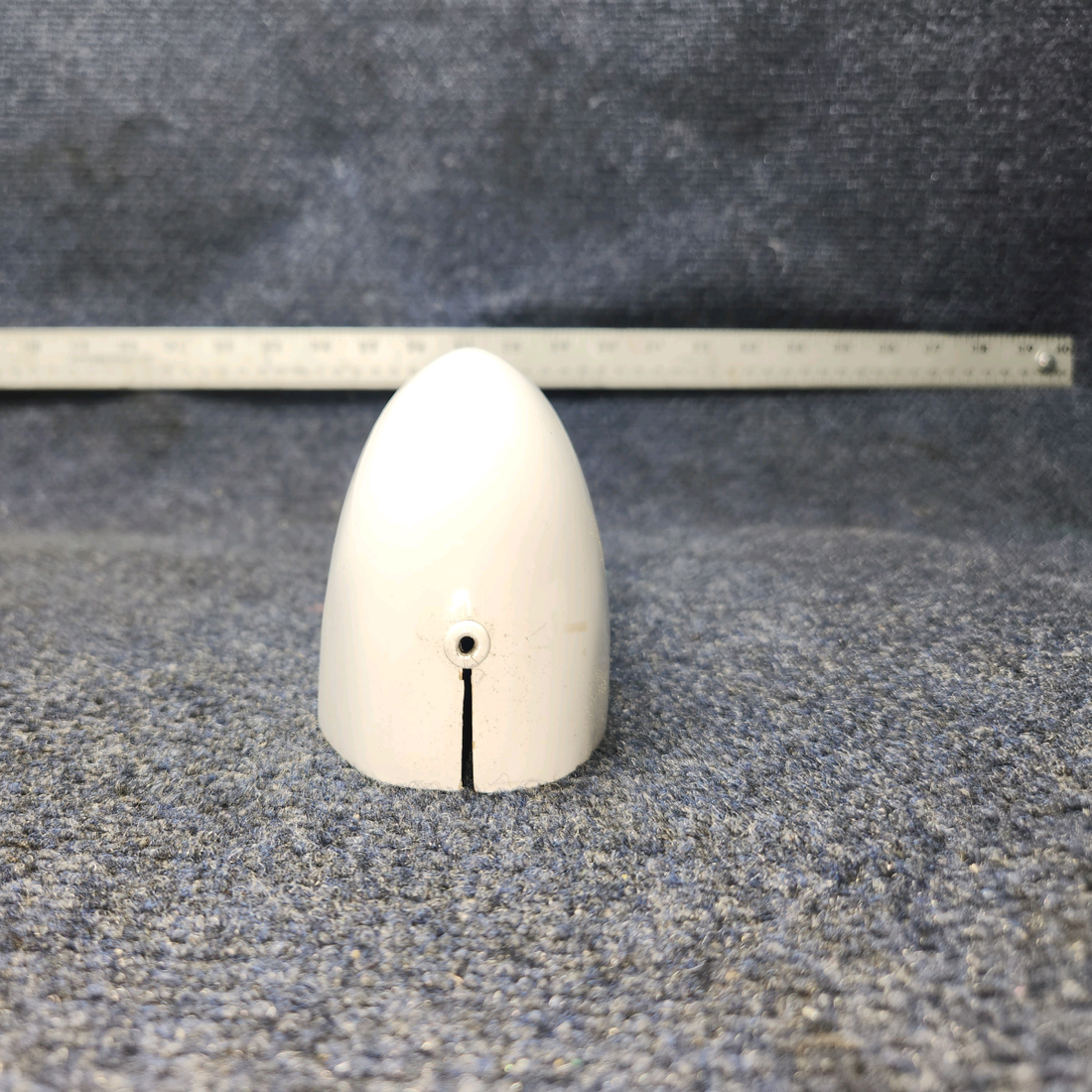 Used aircraft parts for sale, 63541-000 PIPER PA28-140 Rudder Tip Assembly with Tail Light/Fiberglass.