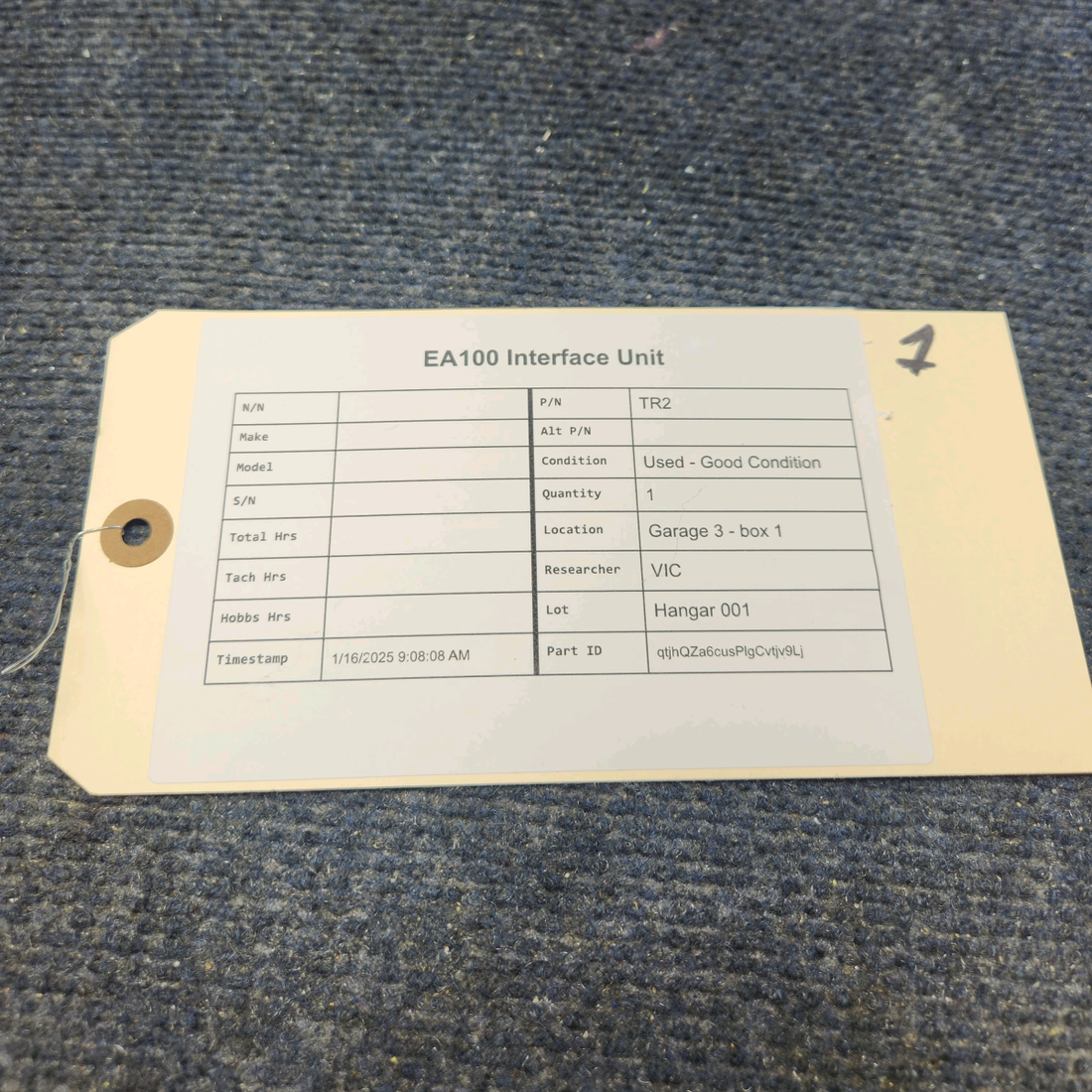 Used aircraft parts for sale, TR2 Deklin EA100 INTERFACE UNIT