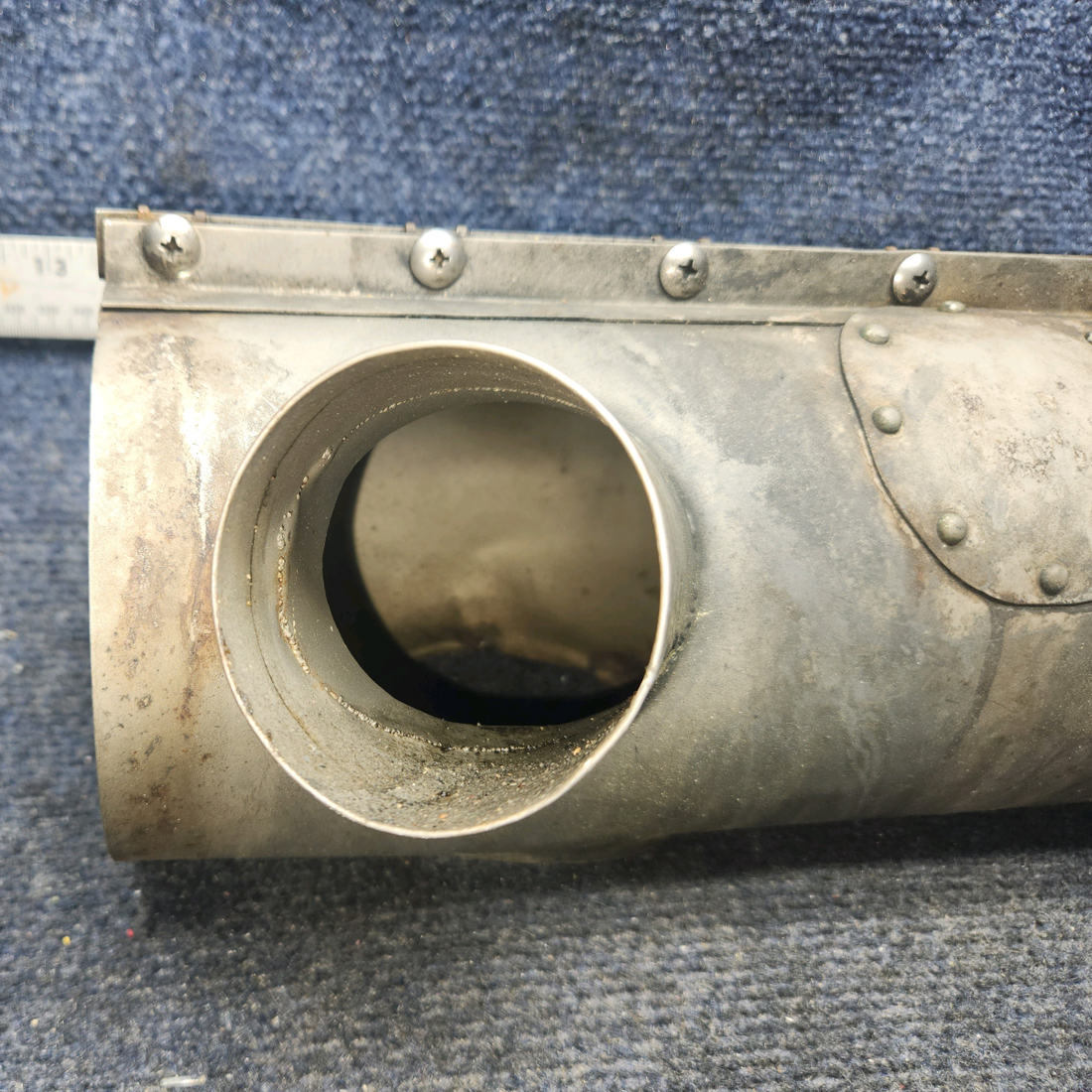 Used aircraft parts for sale, 099001-138 Beechcraft A24R Exhaust shroud