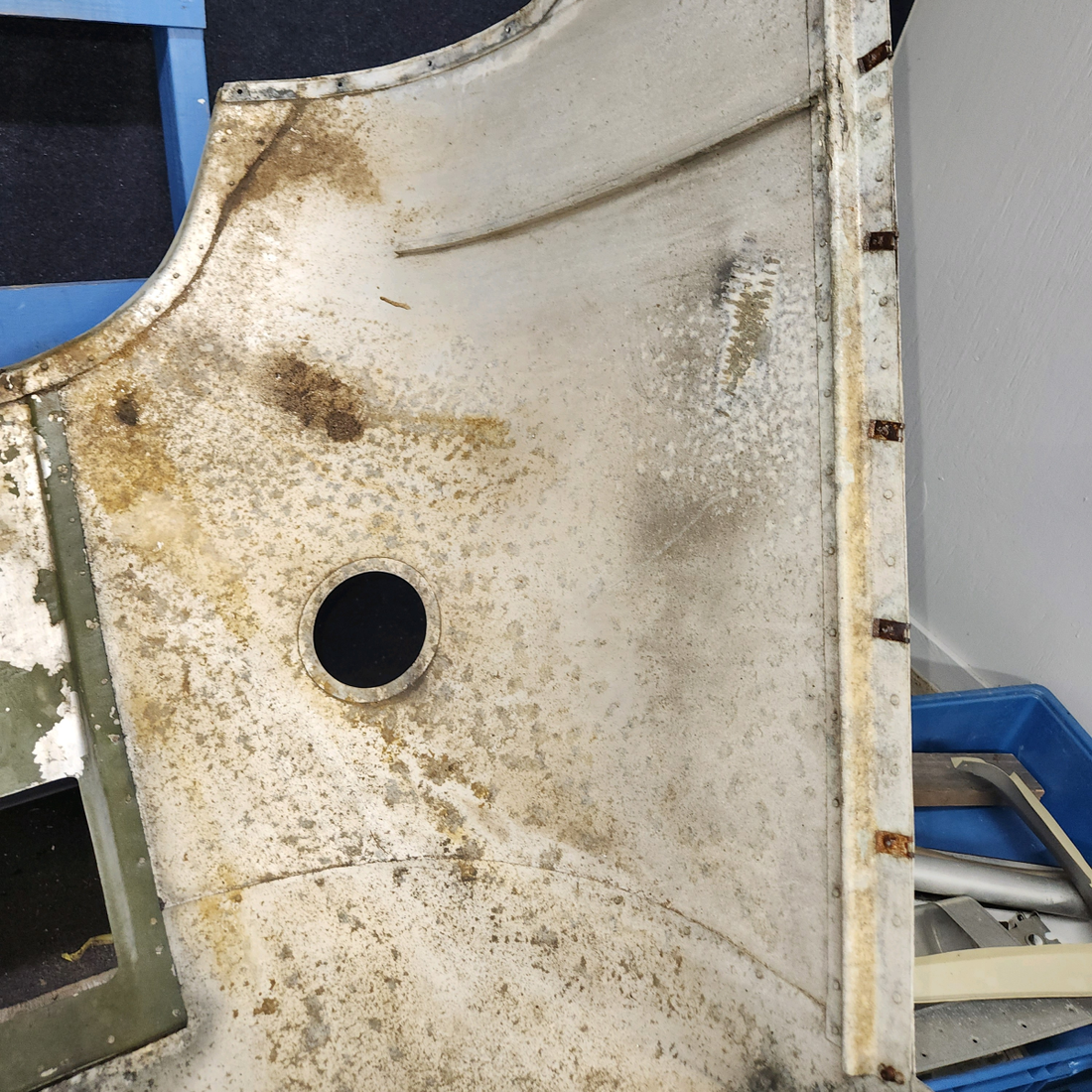 Used aircraft parts for sale, 0552010-2 Cessna 172F Engine Lower Cowl