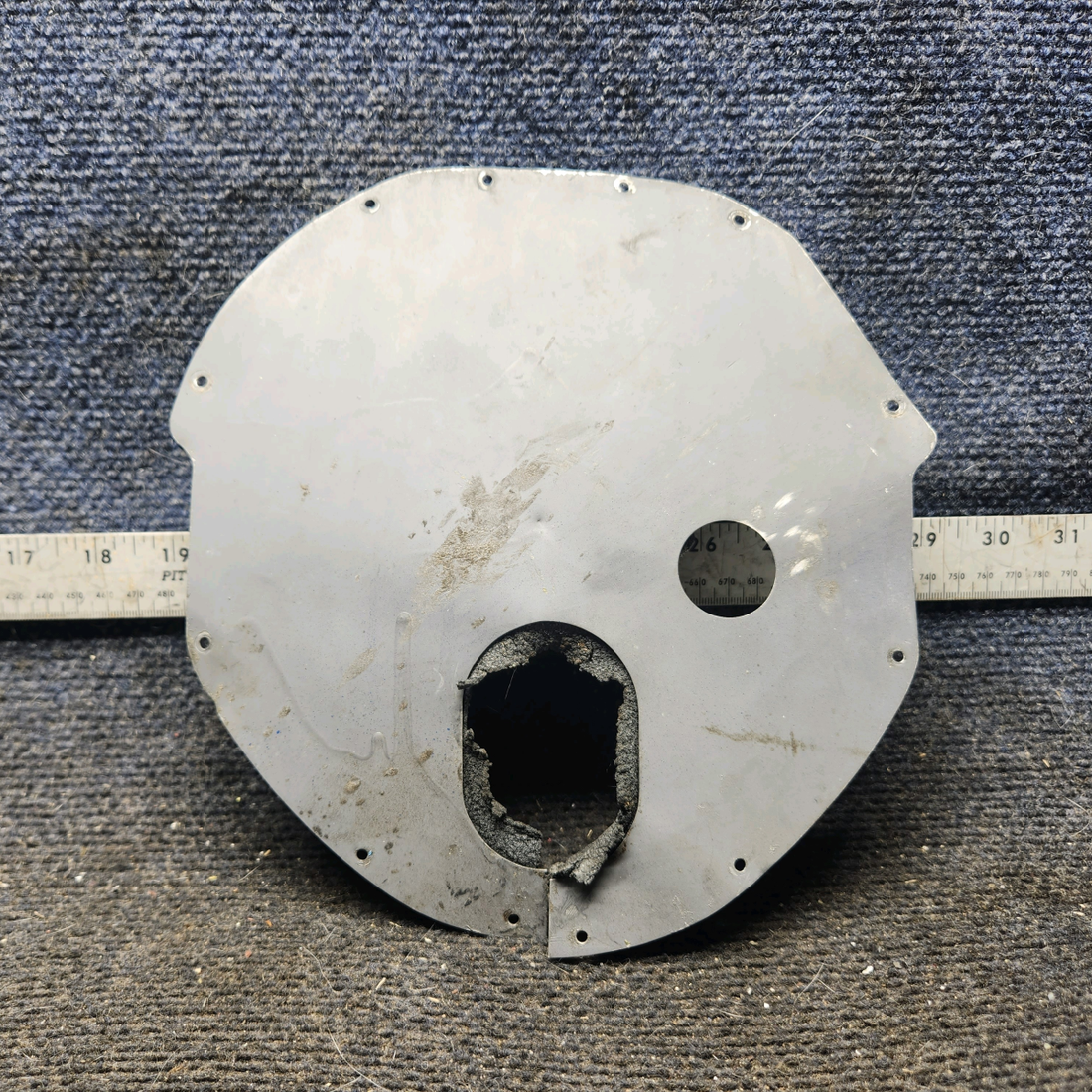 Used aircraft parts for sale, 65494-000 piper PA-28-181 Aft Fuselage Closeout Plate Assembly