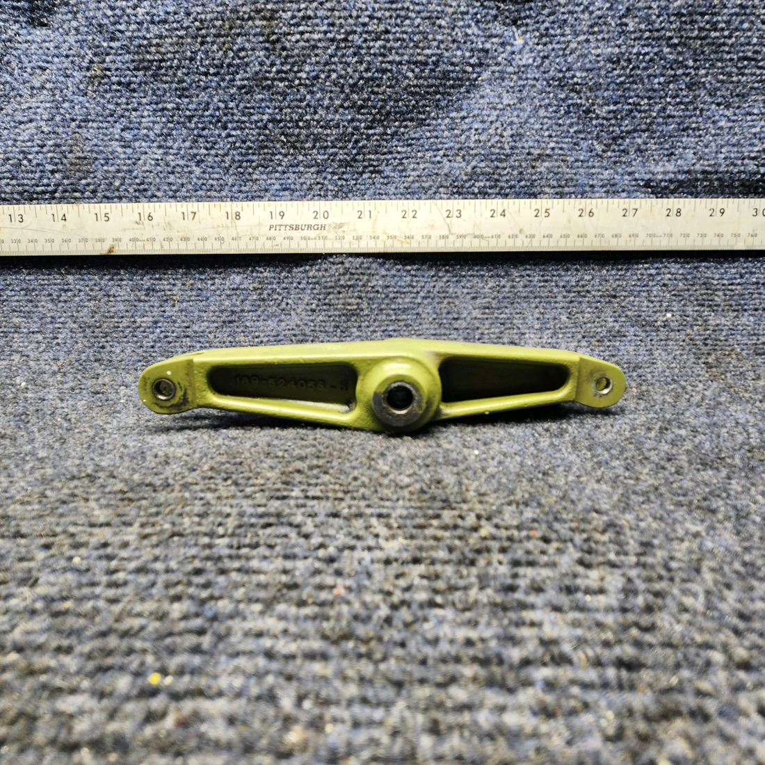 Used aircraft parts for sale, 169-524053-1 Beechcraft A24R Rudder Pedal Bellcrank Assembly