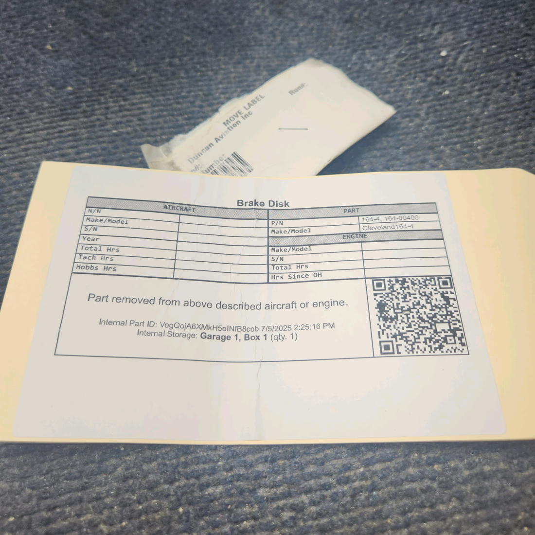 Used aircraft parts for sale, 164-4 Cleveland 164-4 Brake Disk