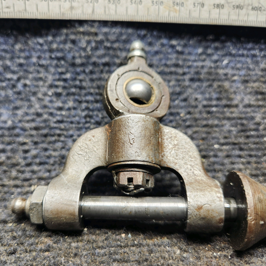 Used aircraft parts for sale, 35-825007 Beechcraft 35-33 Nose Gear Steering Yoke Link Assembly