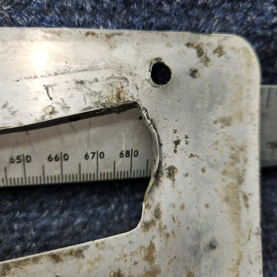 Used aircraft parts for sale, 0441024-2 Cessna C-150J Landing Gear Fairing Plate, R.H