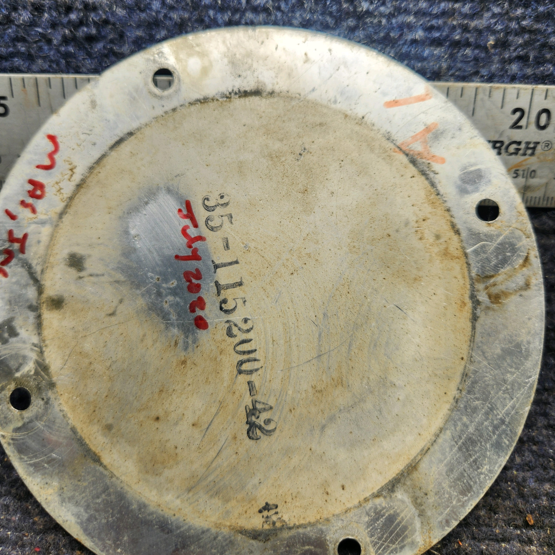 Used aircraft parts for sale, 35-115200-42 Beechcraft 35-33 Wing Access Cover Panel LH or RH