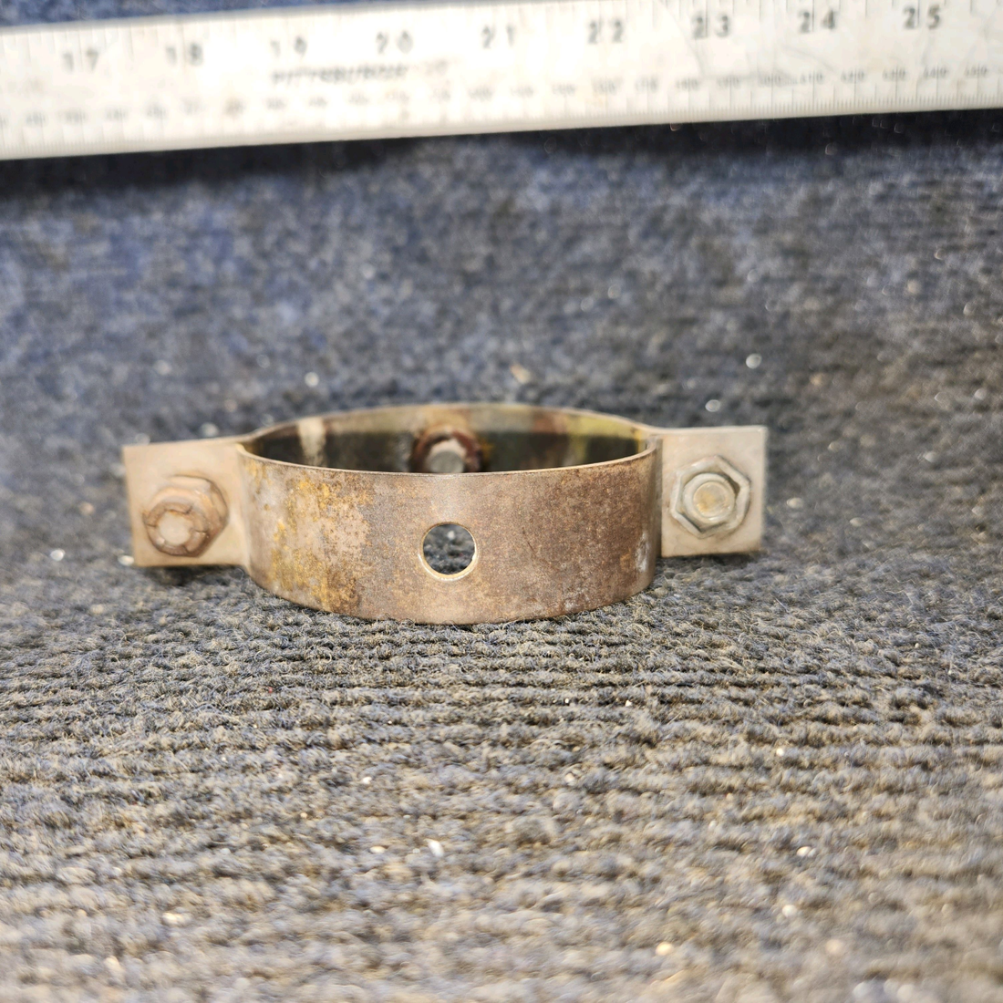 Used aircraft parts for sale, 0550176-31, 0550176-26 Cessna 172E Tailpipe Clamp Assembly
