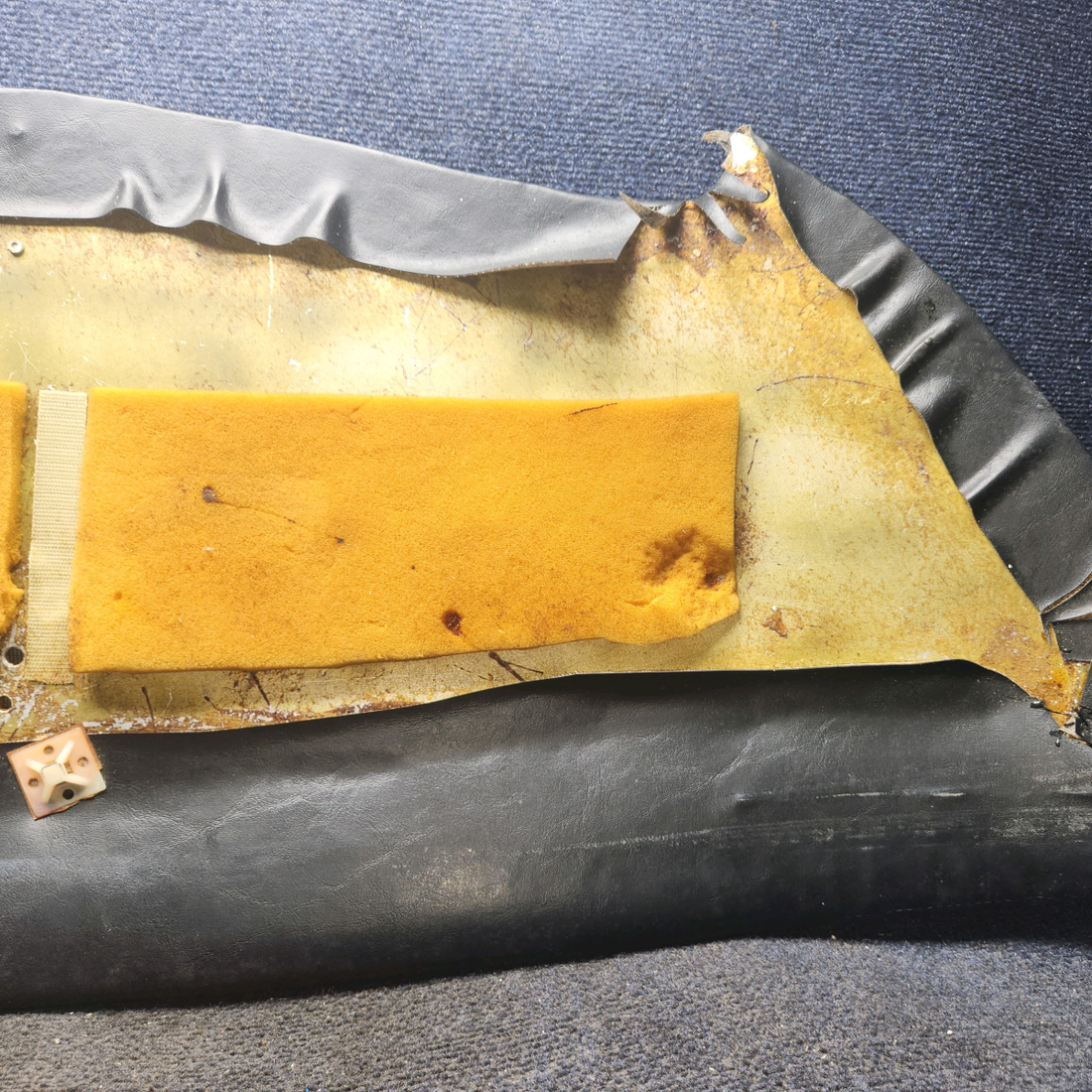 Used aircraft parts for sale, 35-534300-166 Beechcraft F35 Windshield Cowl Upholstery Panel