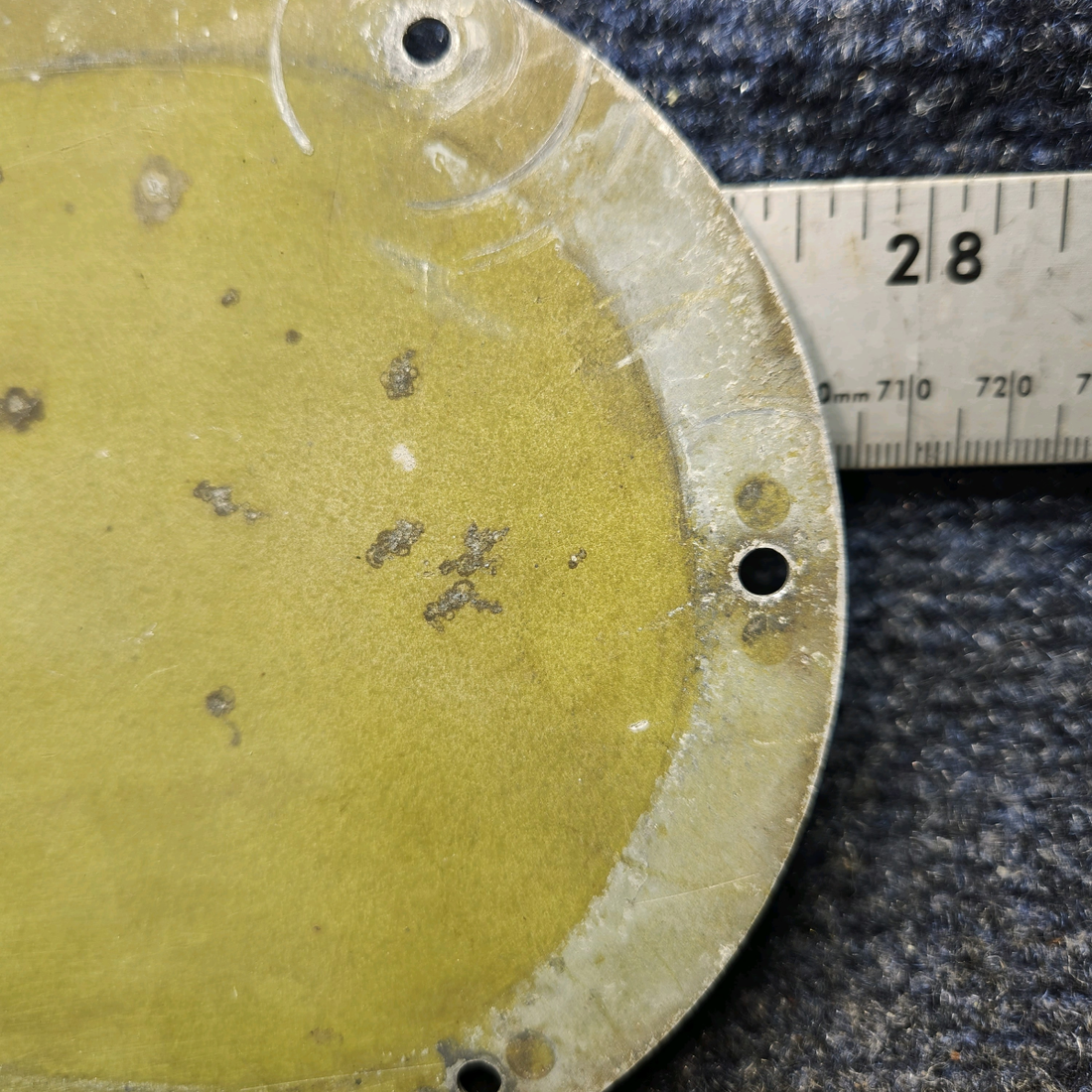 Used aircraft parts for sale, 62109-000 Piper PA28-161 Wing Access Hole Cover
