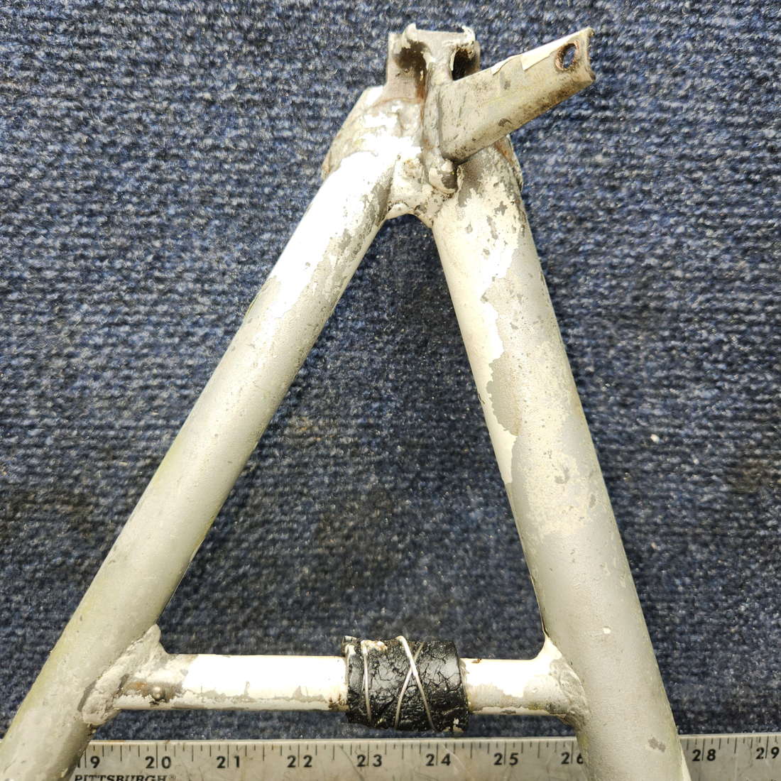 Used aircraft parts for sale, 35-825072 Beechcraft 35-33 Nose Gear V Brace Assembly