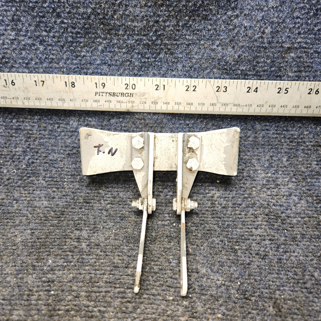 Used aircraft parts for sale, 20821-000 PIPER PA-24-250 Nose Gear Rear Drag Link Assembly