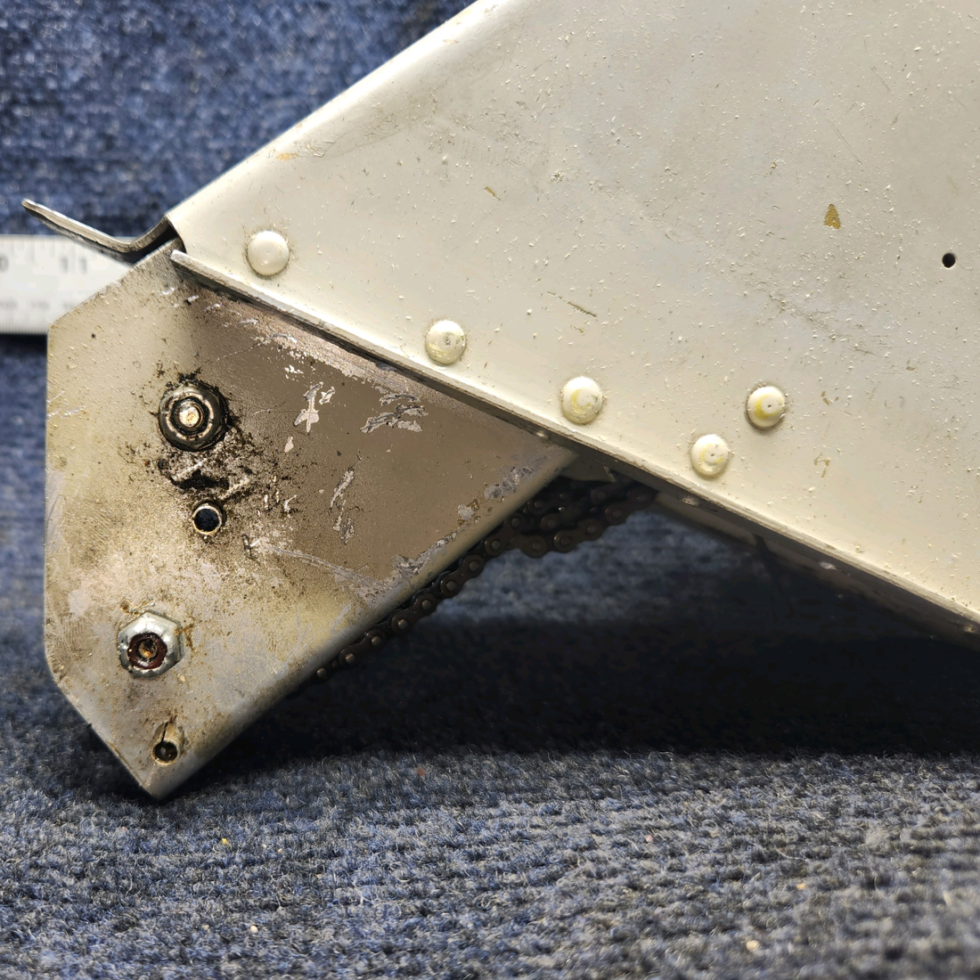 Used aircraft parts for sale, 169-524041-7 Beechcraft A24R Stabilator Tab Control Mechanism