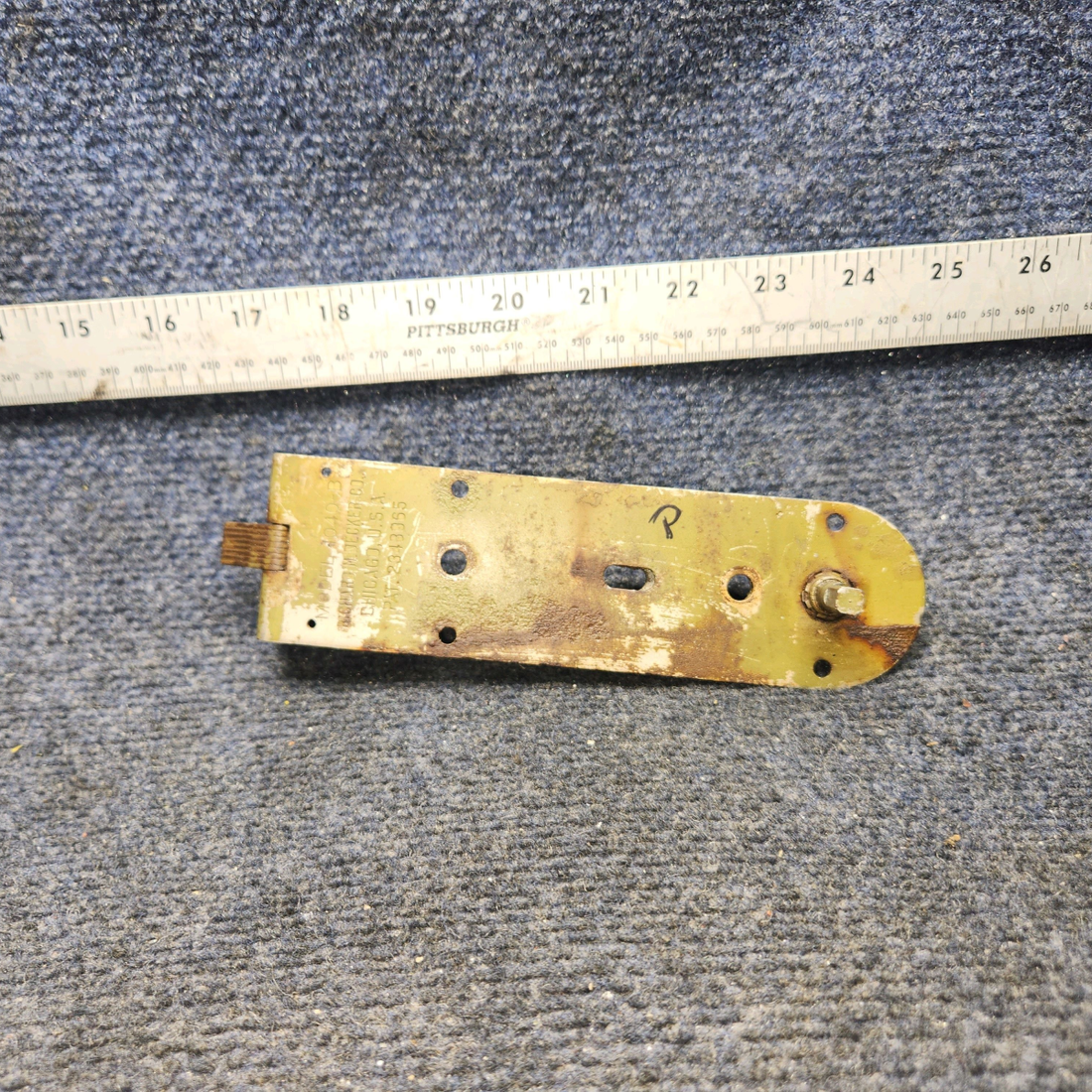 Used aircraft parts for sale, 1040-B Beechcraft A24R Decker Door Latch Interior