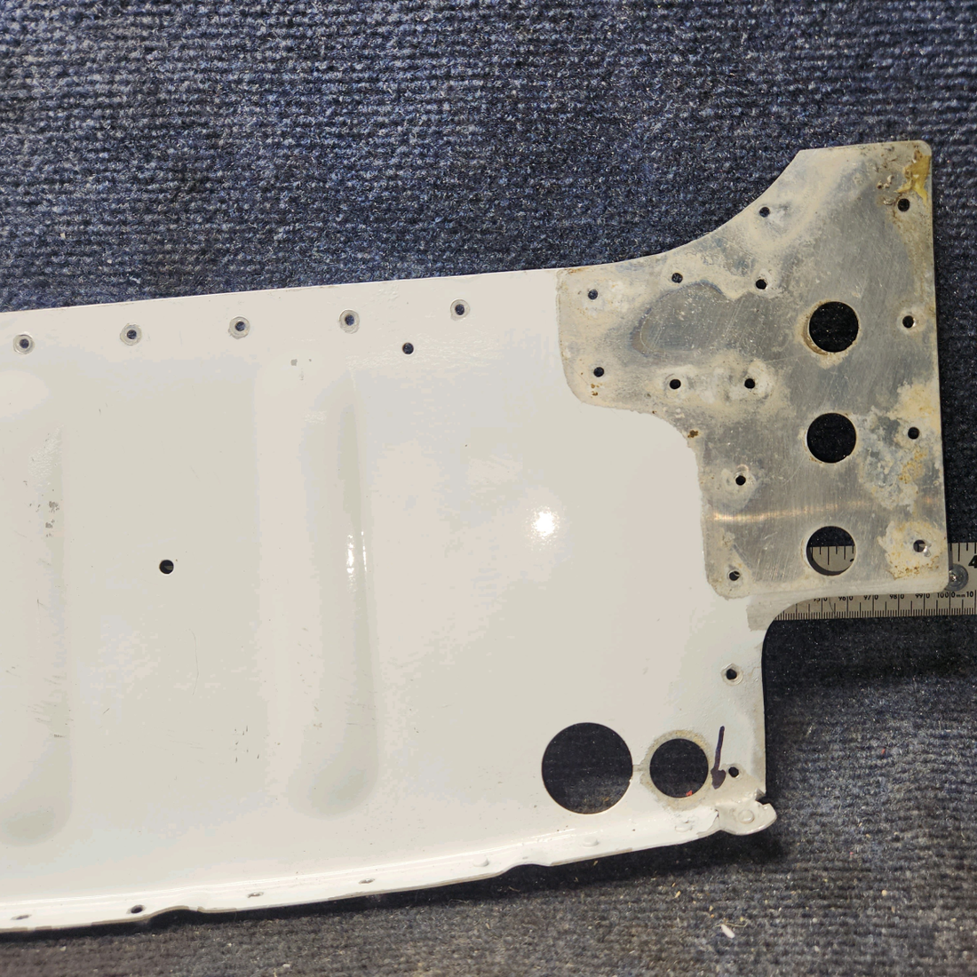 Used aircraft parts for sale, 0511000-43 Cessna 172E FWD Fuselage Rib LH has a crack