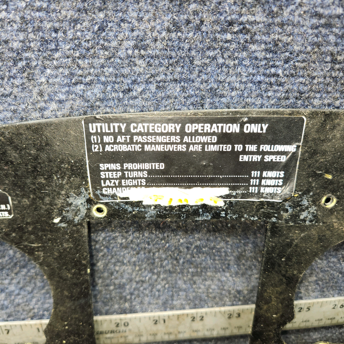 Used aircraft parts for sale, 79044-006 piper PA-28-181 Upper Instrument Panel Cover - LH