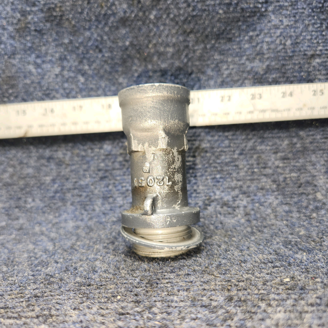 Used aircraft parts for sale, 75737 Lycoming O-540 PIPER PA-24-250 EXTENSION Oil filler short 2-11/16"