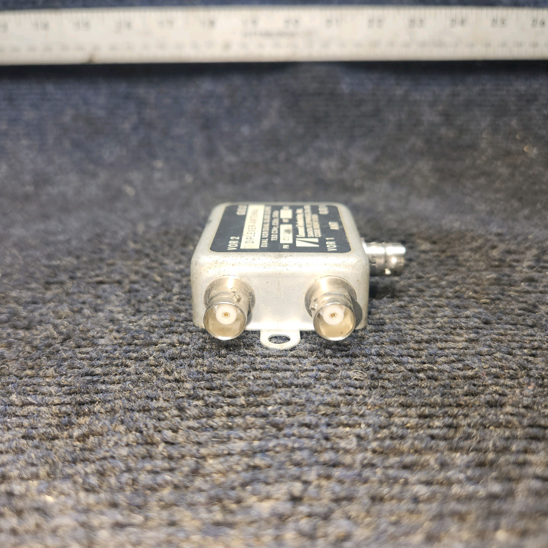 Used aircraft parts for sale, CII-1125 Comant Industries Piper PA28-RT200 Dual VOR/ Dual Glide Slope Diplexer