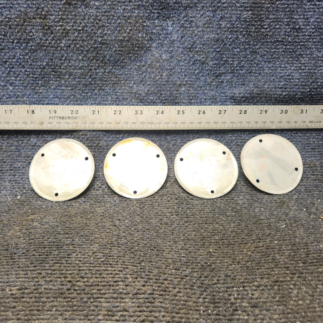 Used aircraft parts for sale, S225-3 Cessna 172 Flap Inspection Cover Plate Set of 4