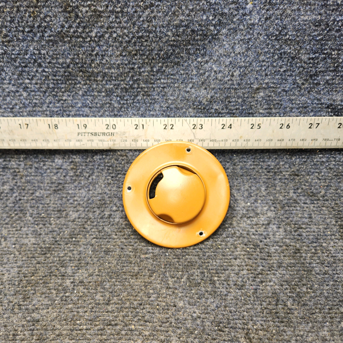 Used aircraft parts for sale, 21154-002 / 21156-000 PIPER PA-24-250 Cabin Air Ventilator Assembly W/ Plate