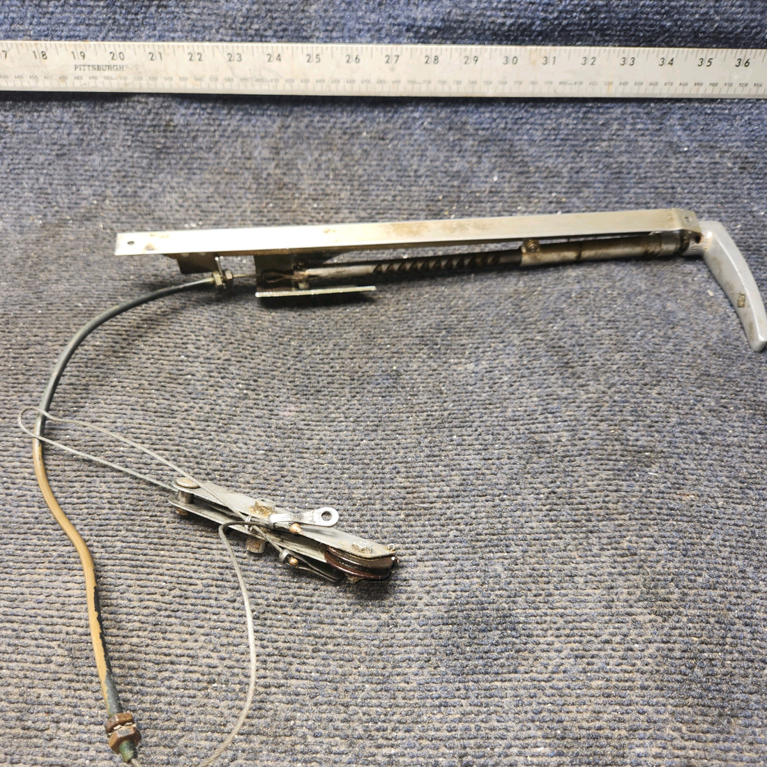 Used aircraft parts for sale, 0713693-2 Cessna 182G Parking Brake Support Angle