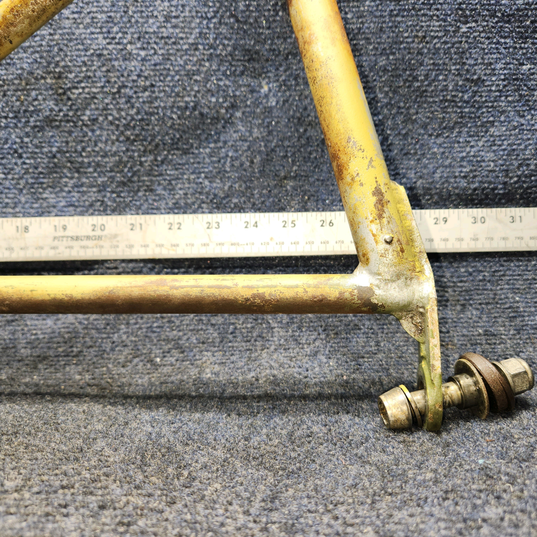 Used aircraft parts for sale, 169-810027-2 Beechcraft A24R Main Gear Retract Brace RH