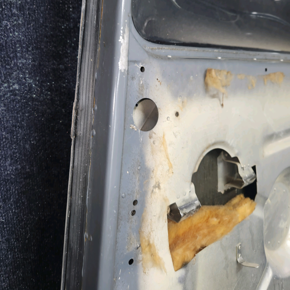 Used aircraft parts for sale, 0511460-2 Cessna 172E Cabin Door Assembly with Bubble Window - RH