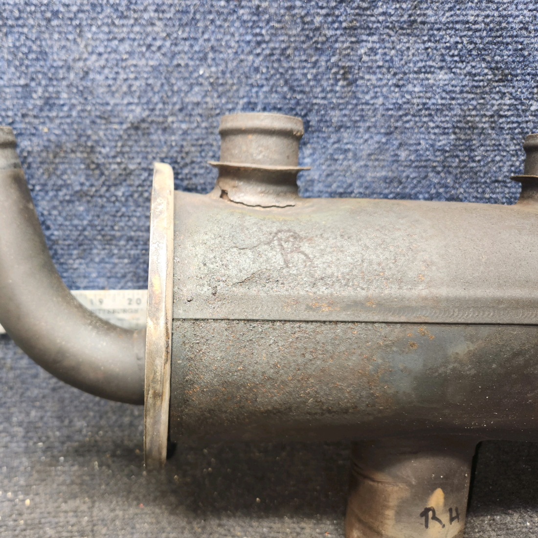 Used aircraft parts for sale, 0550176-56 Cessna 172E Exhaust Stack Assembly RH