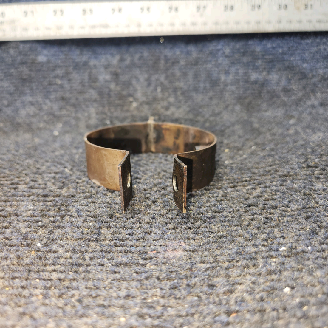 Used aircraft parts for sale, 0550176-31, 0550176-26 Cessna 172E Tailpipe Clamp Assembly