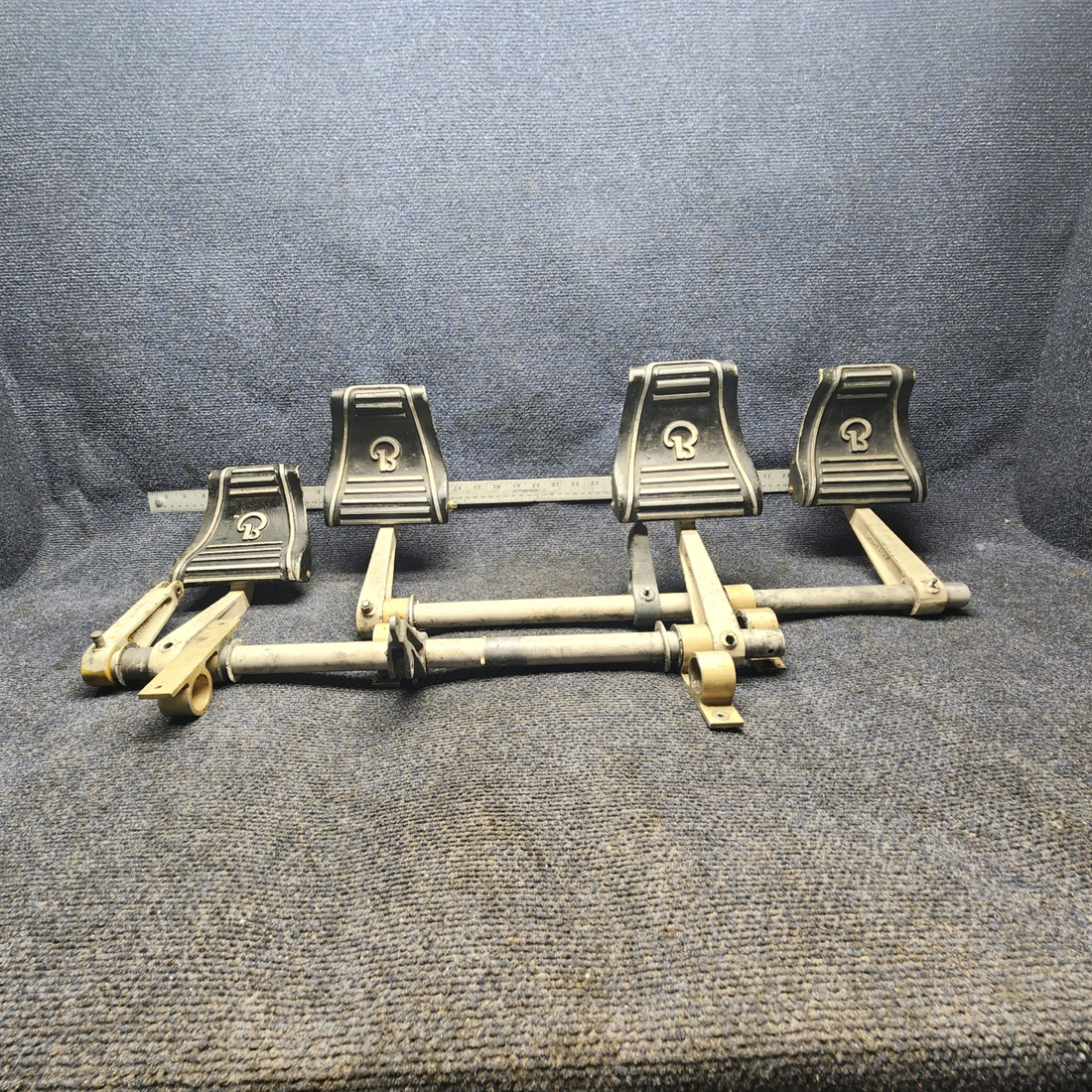 Used aircraft parts for sale, 169-524013-605 Beechcraft A24R Rudder Pedal Assy