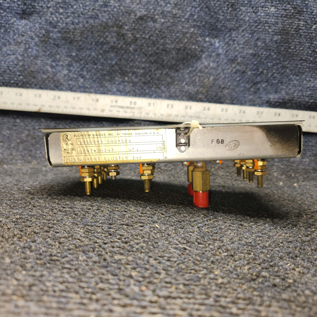 Used aircraft parts for sale, 39569-003 Rochester Gauges Piper PA34-220T Intrument Gauge Cluster (12V)
