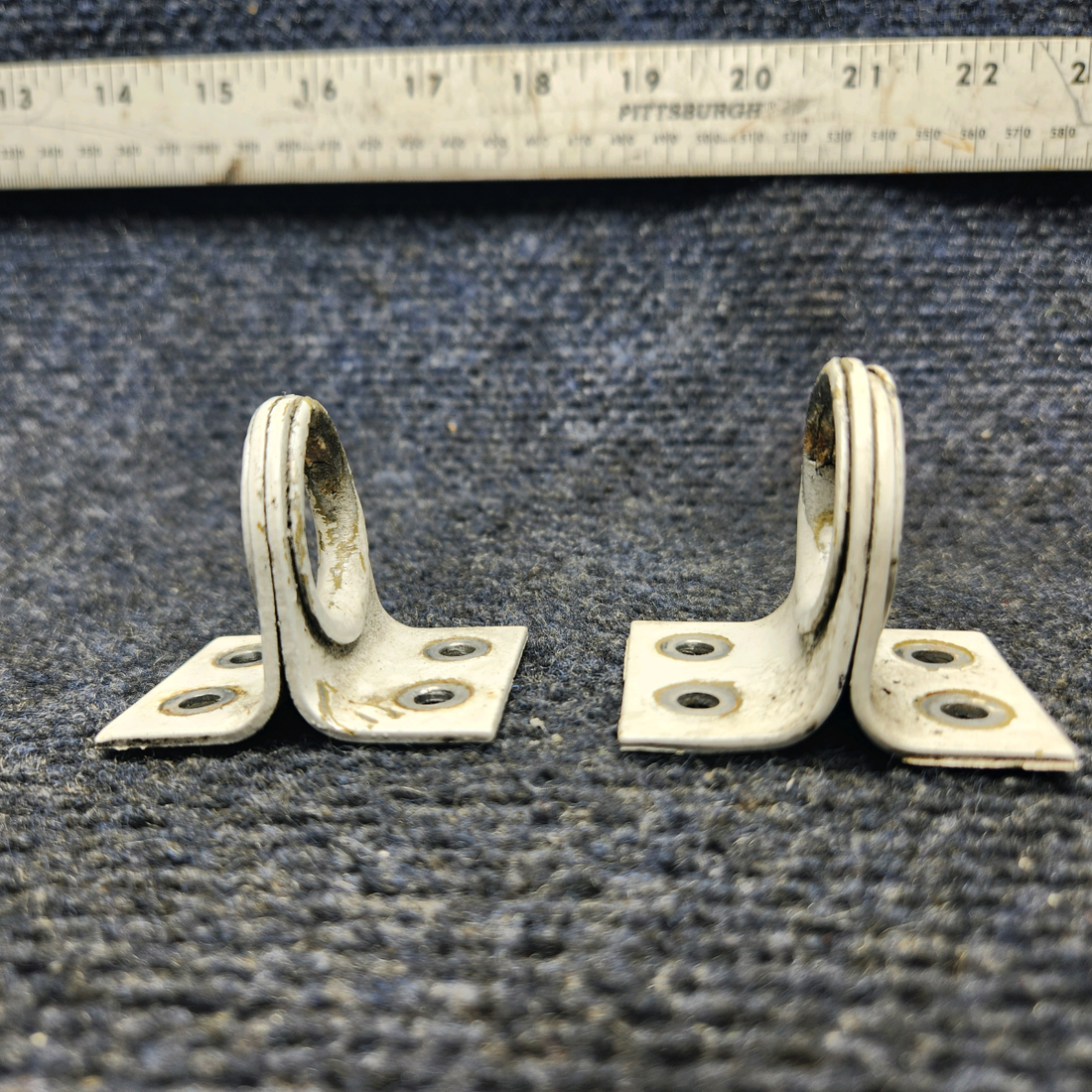 Used aircraft parts for sale, 35-115232 Beechcraft A24R Beech Wing Tie Down - SET OF TWO