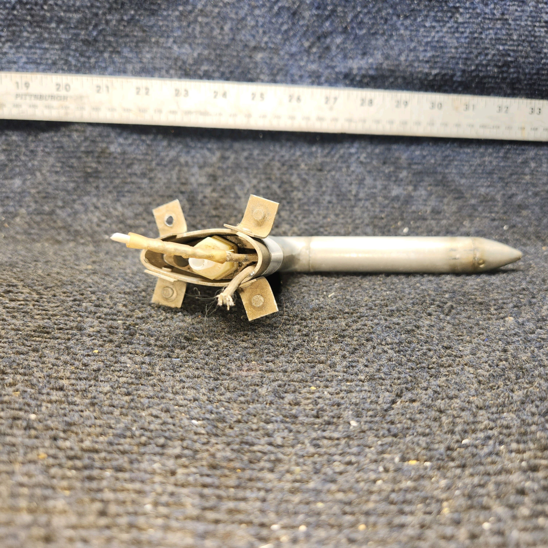 Used aircraft parts for sale, 0721105-14 Cessna 182G Heated Pitot Tube Assembly