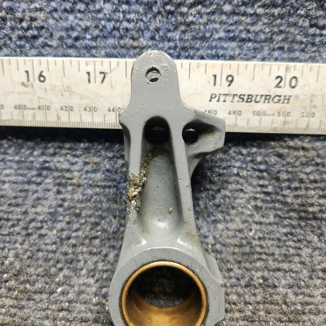 Used aircraft parts for sale, 35-524367-3 Beechcraft 35-33 Co-Pilot Rudder Pedal Arm Assy - RH