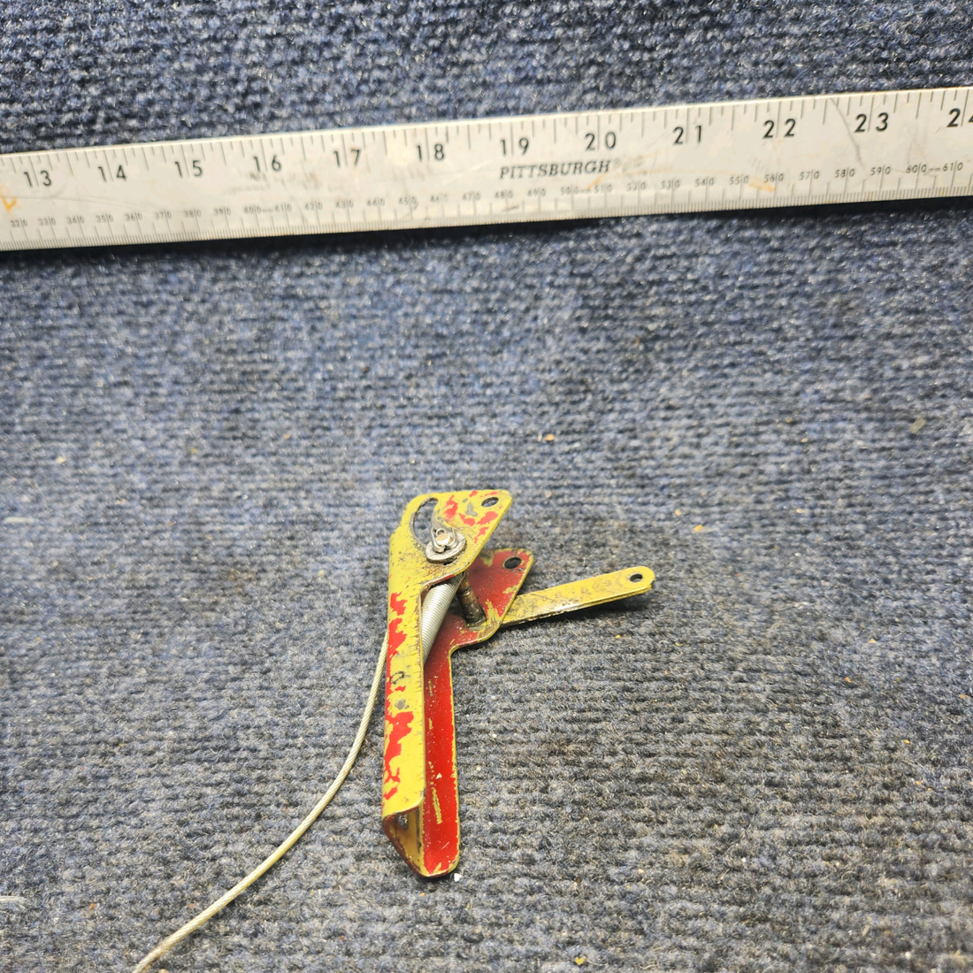 Used aircraft parts for sale, 350191-501 Mooney M20K BAGGAGE DOOR EMERGENCY LATCH HANDLE