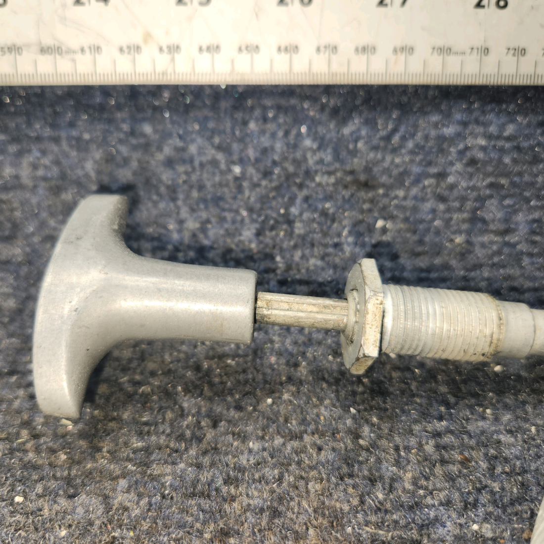 Used aircraft parts for sale, 95-940011-3 BEECHCRAFT 95-55B Control Cable Heather Assy 68"