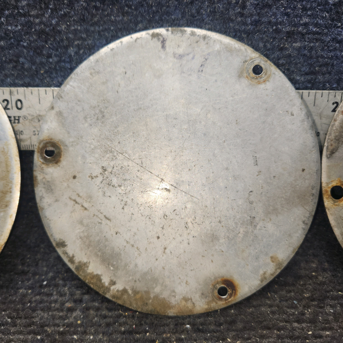 Used aircraft parts for sale, S225-9 cessna 150G Inspection Cover Plates – Set of 3