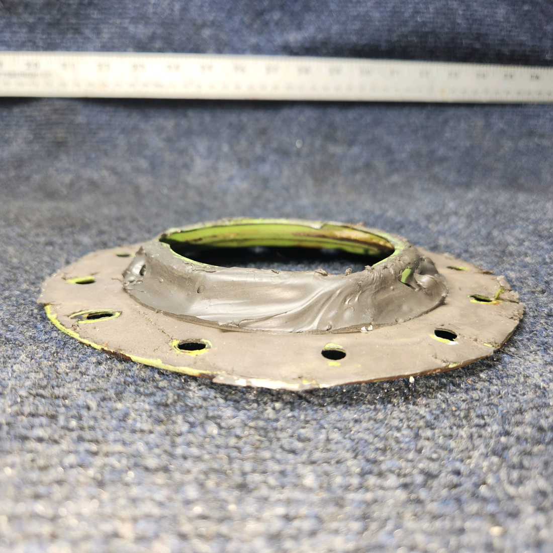 Used aircraft parts for sale, 169-380024-3 Beechcraft A24R Fuel Cap Adapter