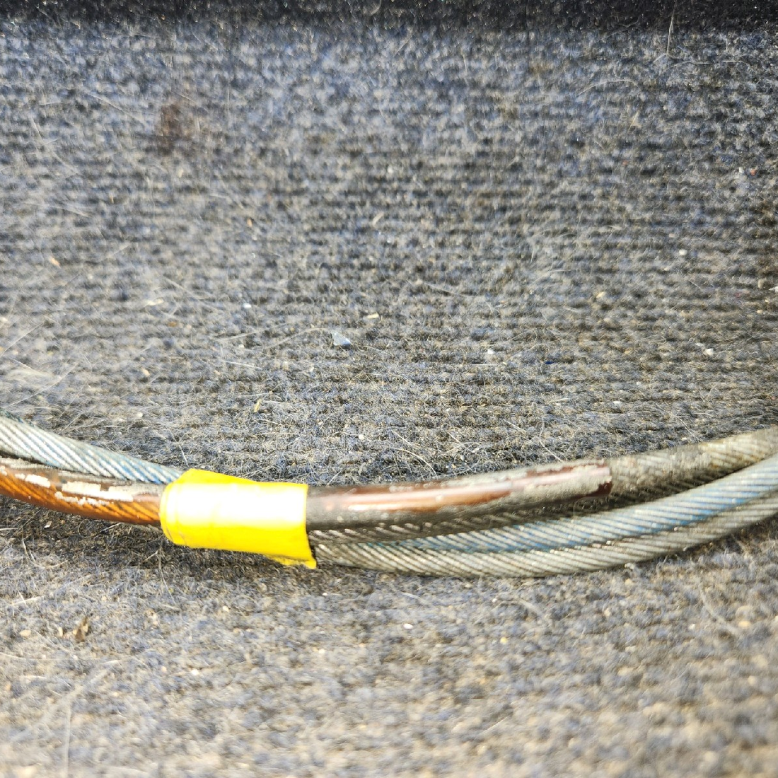 Used aircraft parts for sale, 66980-000 piper PA-28-181 Cabin Heat Control Assembly w/ Cables
